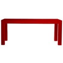 JUT Mesa 180 Mesa rectangular rojo de Vondom