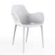 Lot de 4 Chaises Sabinas Vondom Blanc