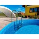 Swimmingpool Ovale Ibiza Family 800 Luxe Vergraben