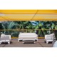 Canapé de jardin Vondom Solid sofa blanc