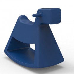 Chaise à bascule Rosinante Vondom Petit modèle bleu