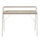 Bureau Light avec plateau en 110x60 et étagère en contreplaqué effet bois KosyForm