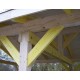 Carport en Bois 28m2 avec Toit Habrita