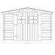 Garden shed in Wood of Spruce Brut Habrita 9 m2