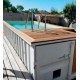 Piscine Container CosyPool Premium 244x605 H150 rectangle