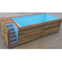 Pool Container CosyPool Swim Plus 244x605 H150 rettangolo CosyPool