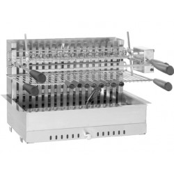 Grillt eine Poser-Schmiede Adour inox mit Tournebrooch Grillt eine Poser-Schmiede Adour inox mit Tournebrooch