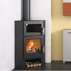 Poêle d'Angle à bois Bronpi Lerma 9kW avec Four