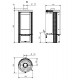 Estufa redonda de leña Nordica Extraflame Marlena 7.5kW hierro fundido