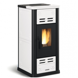 Extraflame Serafina Lux Evo 8kW Geventileerde Pelletkachel Wit