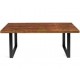 Annette Premium Wooden Dining Table 1.9x0.96m Walnut colour