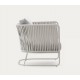 Saco Outdoor-Sessel aus Seil und grauem Stahl VeryForma