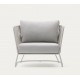 Saco Outdoor-Sessel aus Seil und grauem Stahl VeryForma