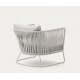 Saco Outdoor-Sessel aus Seil und grauem Stahl VeryForma
