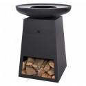 Schwarzes Orion Classic Kohlenbecken und RedFire Deckel