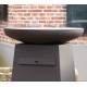 Braciere classico Orion nero e coperchio RedFire