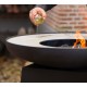Braciere classico Orion nero e coperchio RedFire