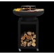 Brasero Brasichic Classic Plus piramidal negro Flamino