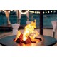 Brasero Brasichic Classic Plus piramidal negro Flamino