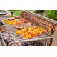 Le Marquier Irissarry Barbacoa de acero inoxidable con carro y asador