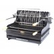 Barbecue Le Marquier Mendy acier noir avec Tournebroche 62x45