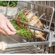 Barbecue Le Marquier Mendy acier noir avec Tournebroche 62x45