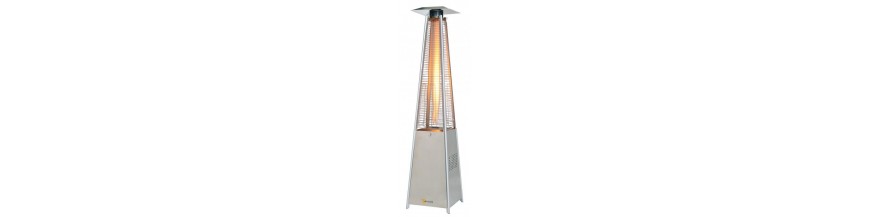 Outdoor gas heater